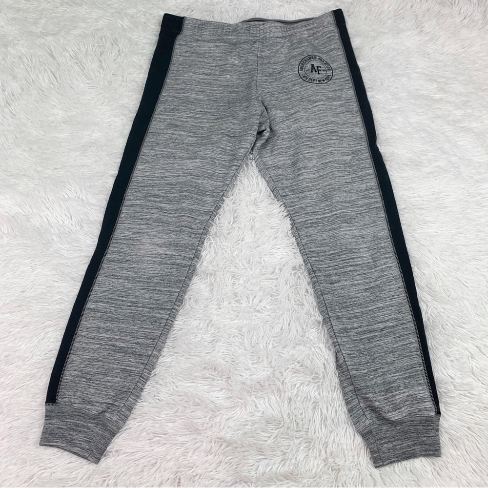 Abercrombie and Fitch side‎ panel sweatpants joggers in gray